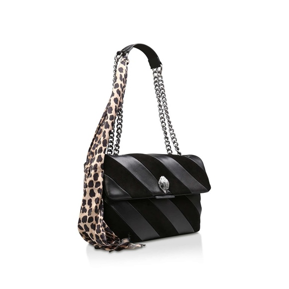 Kurt Geiger Handbags - Kurt Geiger Large SoHo Black Chain Strap Shoulder Bag